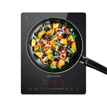 CIARRA Table de Cuisson Portable 1 Feu 2000W CBTIH1-OW